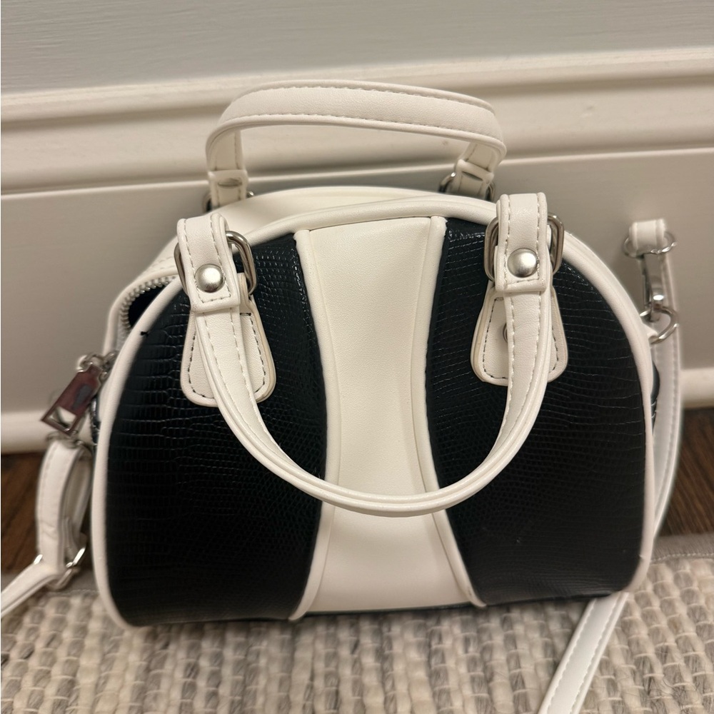 Urban Outfitters Black and White Mini Bag